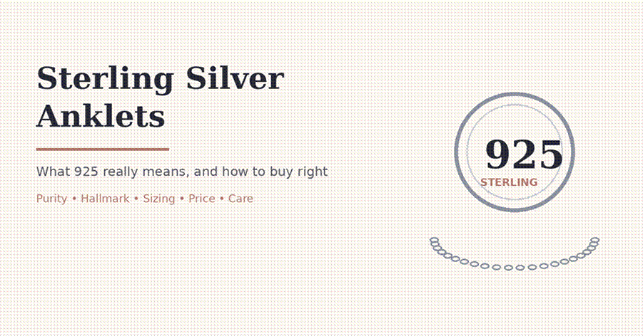 Sterling Silver Anklets: The Complete 925 Buying Guide