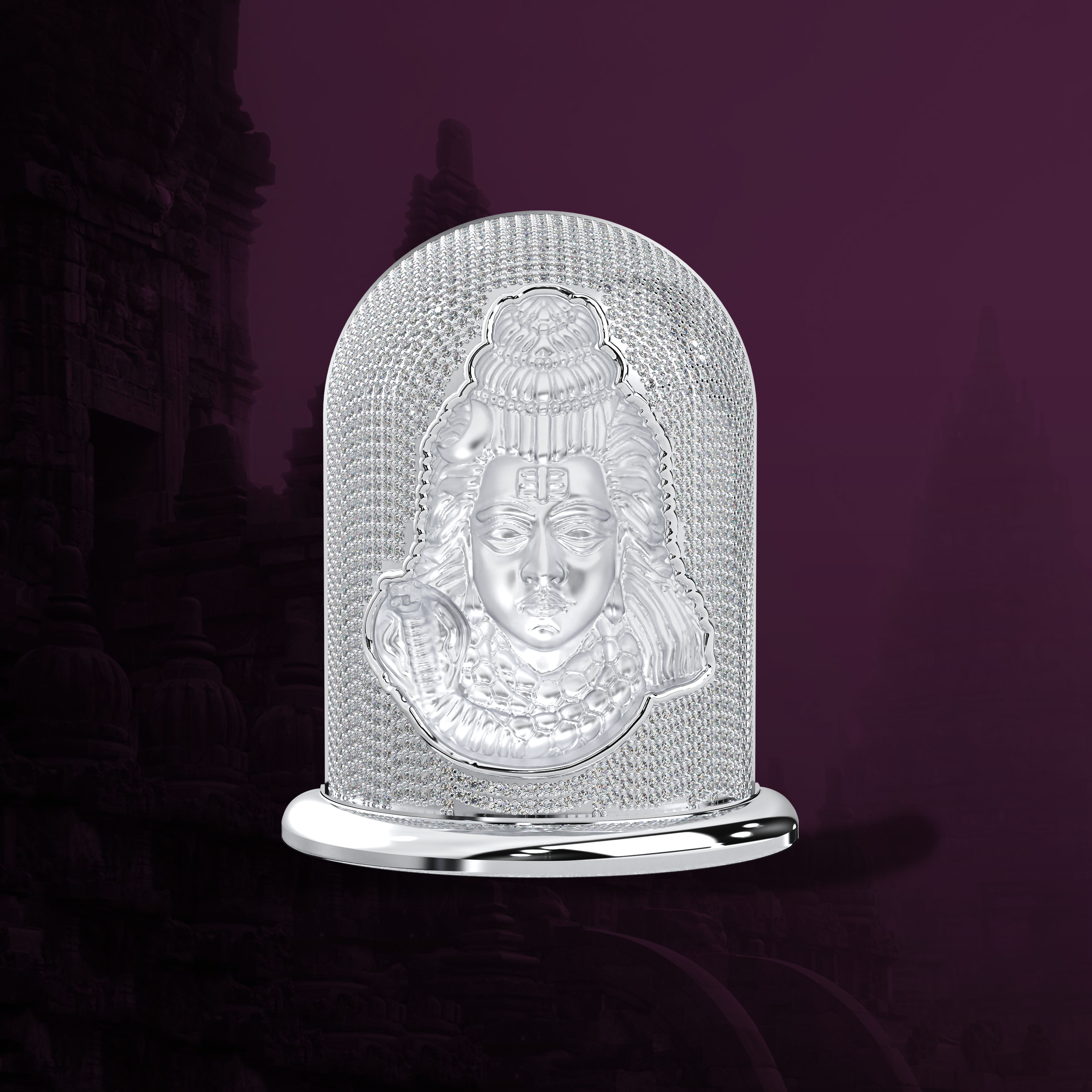 Shiv Ji : Divine Elegance In Silver